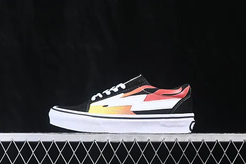 All categories Vans Vans series Vans Low Vans low-top Revenge x Storm Old Skool Lightning joint low-top casual sneakers Black Flame